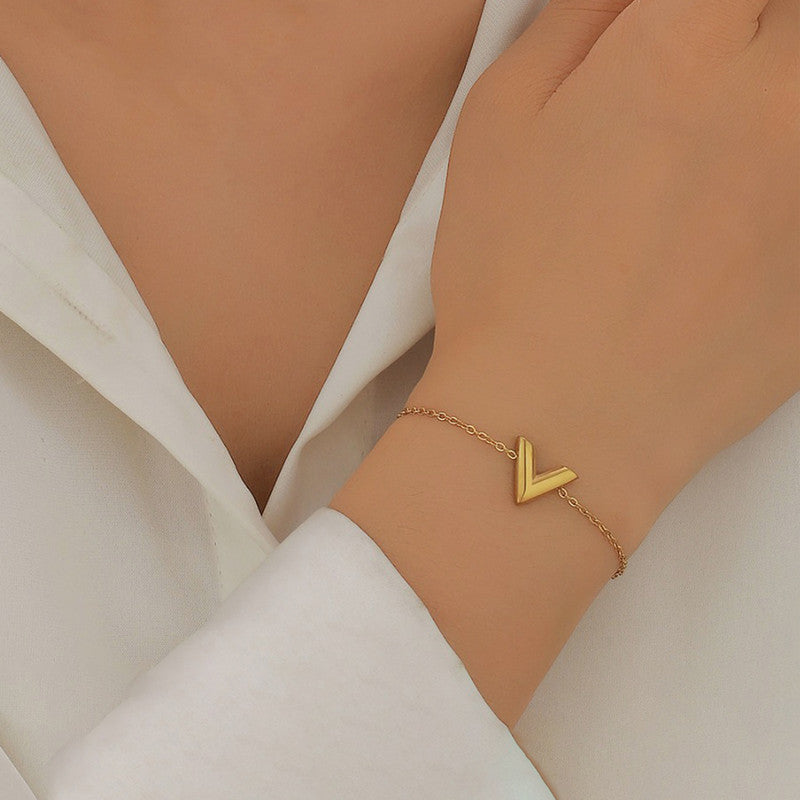 V-Shaped Wraparound Bracelet