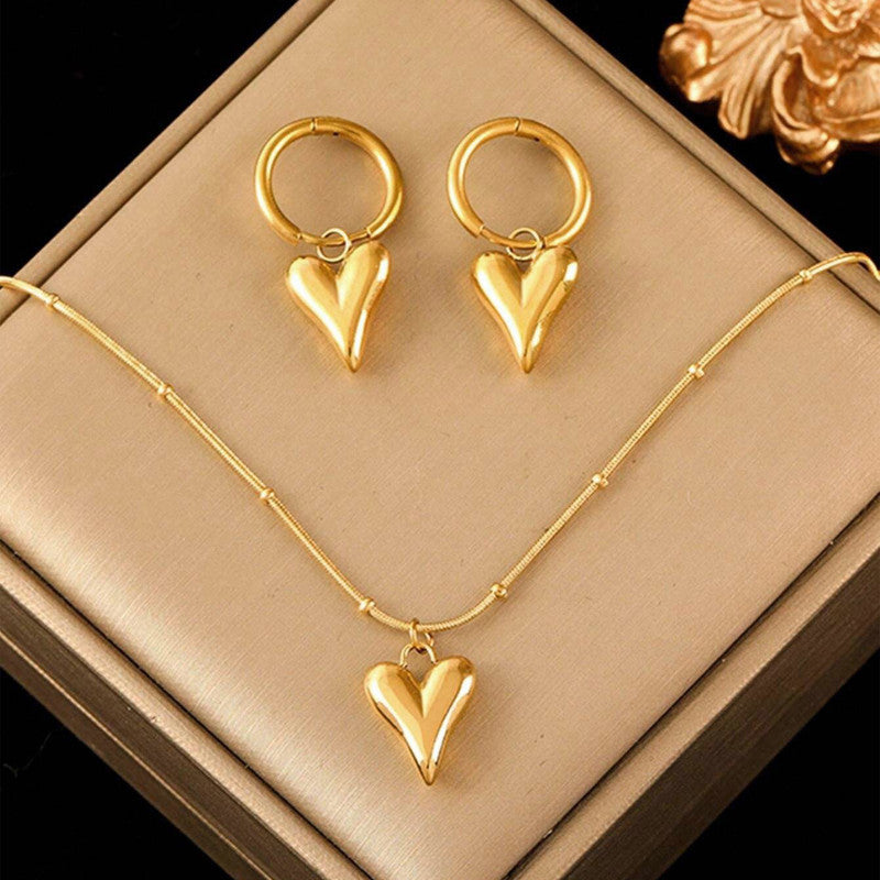Heart Themed Jewellery Set