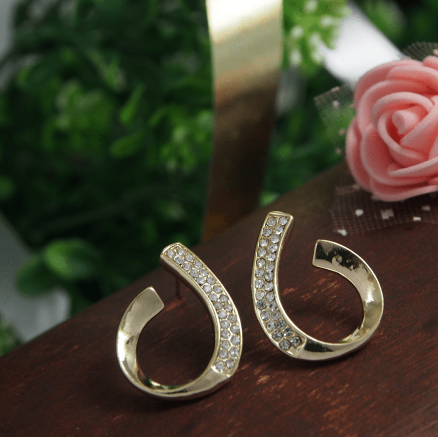 Korean Gold Plated Aura Hoop Earring