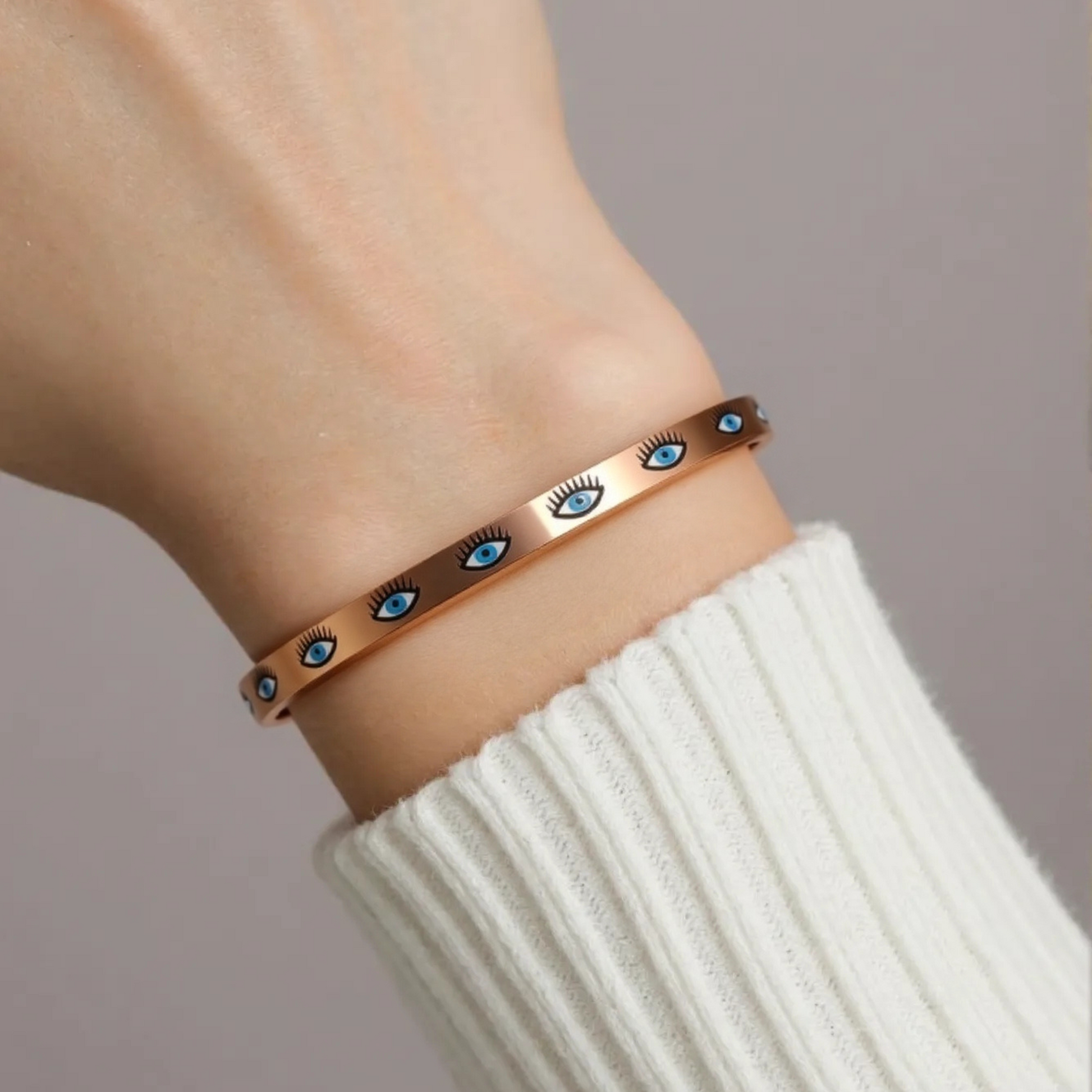 Enamel Evil Eye Kada