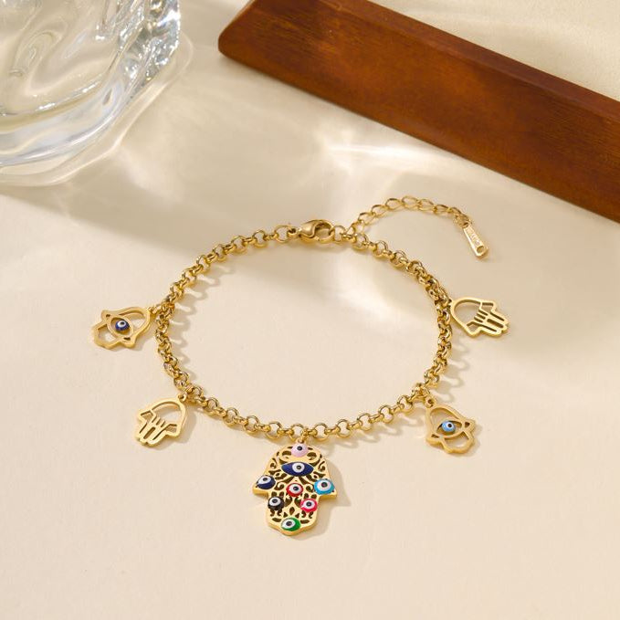 Evil Eye Charm Bracelet