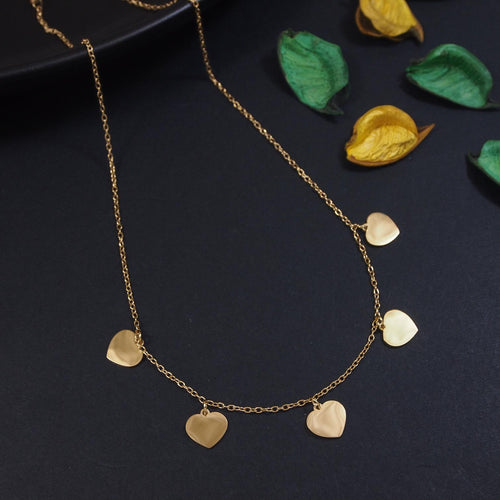 5 Heart shape choker Necklace