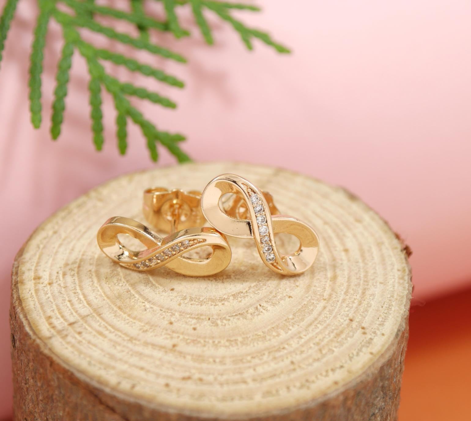 Infinity Stud Earrings