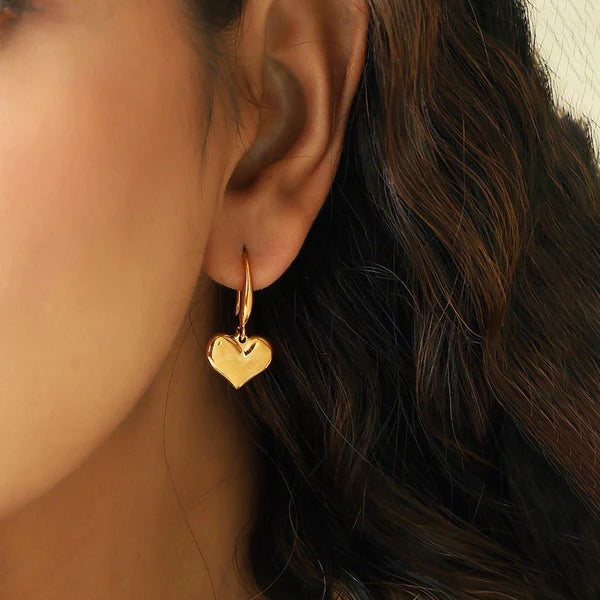 Heart drop Earrings