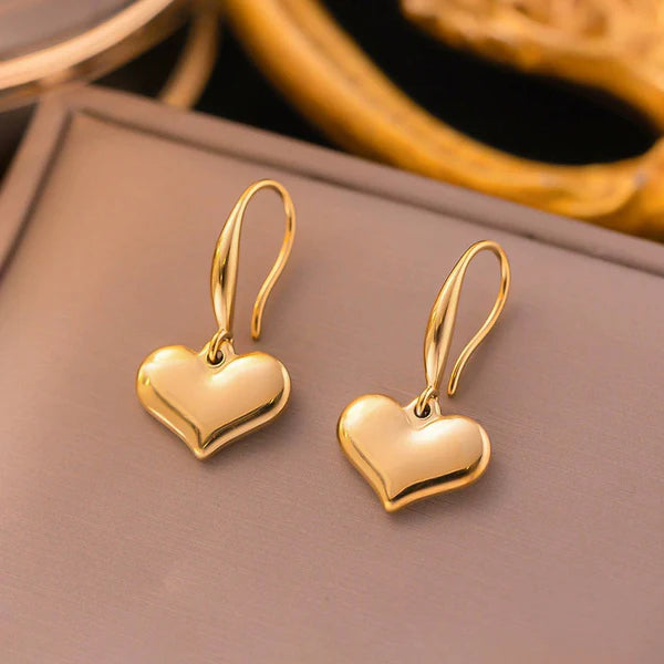 Heart drop Earrings